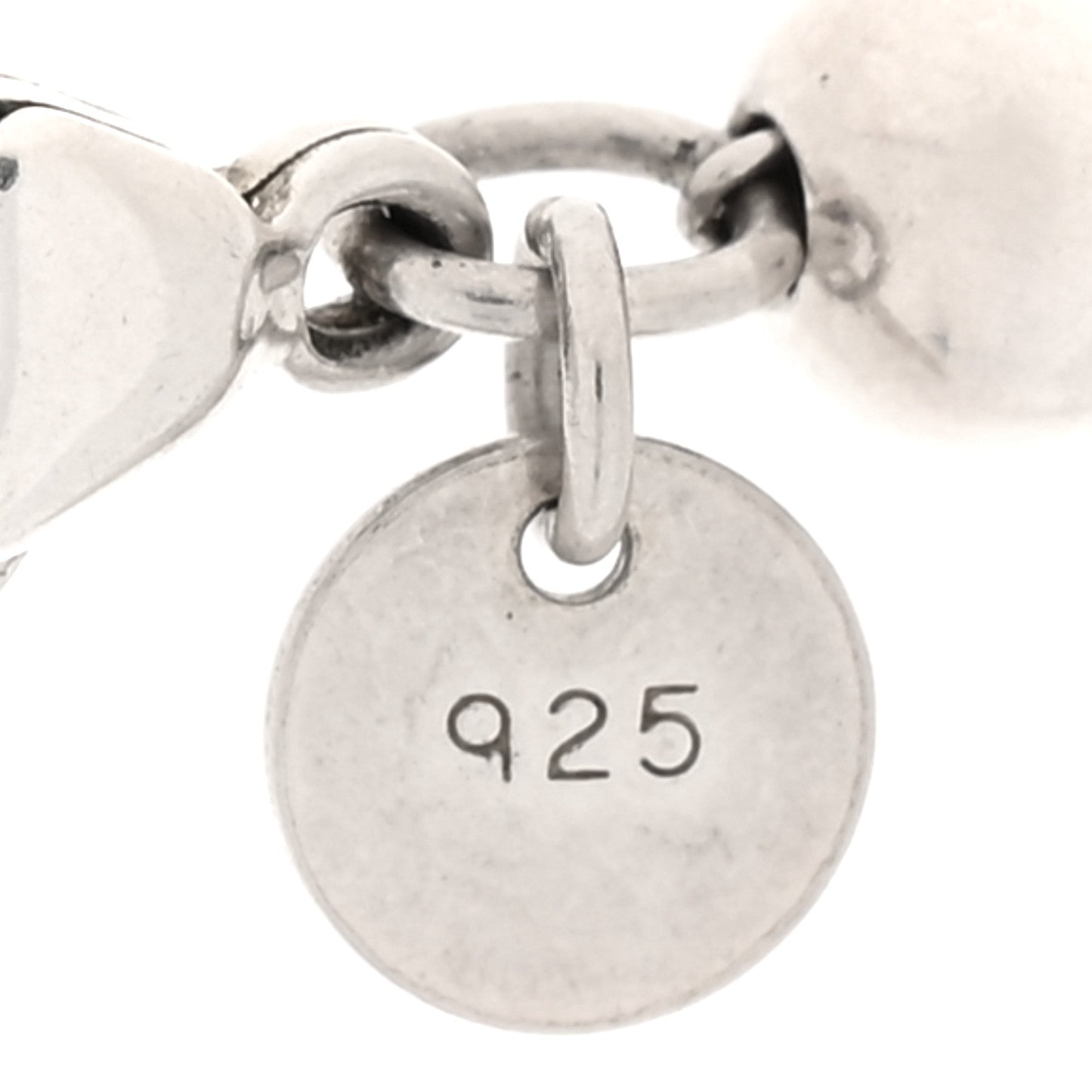 Tiffany Sterling Silver Hardwear Graduated Ball Necklace 5 of 5