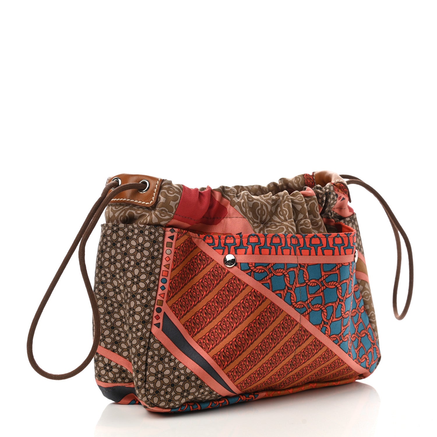 Hermes Silk Barenia Carre en Cravates Fourbi 20 PM Pouch 3 of 7
