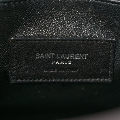Saint Laurent Calfskin Crocodile Embossed Baby Sac De Jour Fog 6 of 11