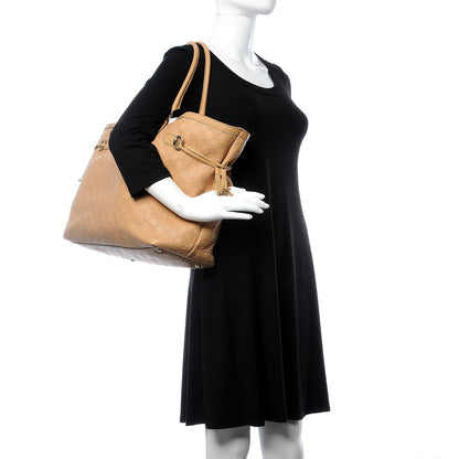 Gucci Guccissima Large Tassel Tote Beige 2 of 11