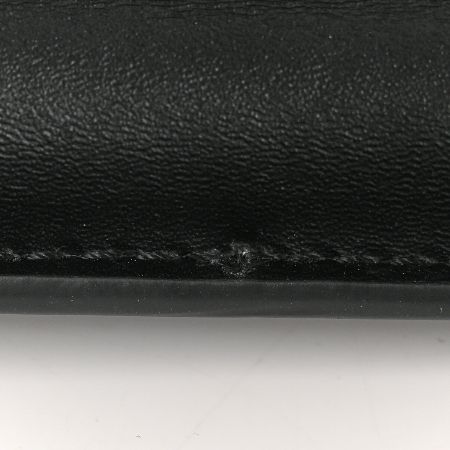 Fendi Vitello King Tamponato Logo Embossed Medium Wallet On Chain Black 11 of 11