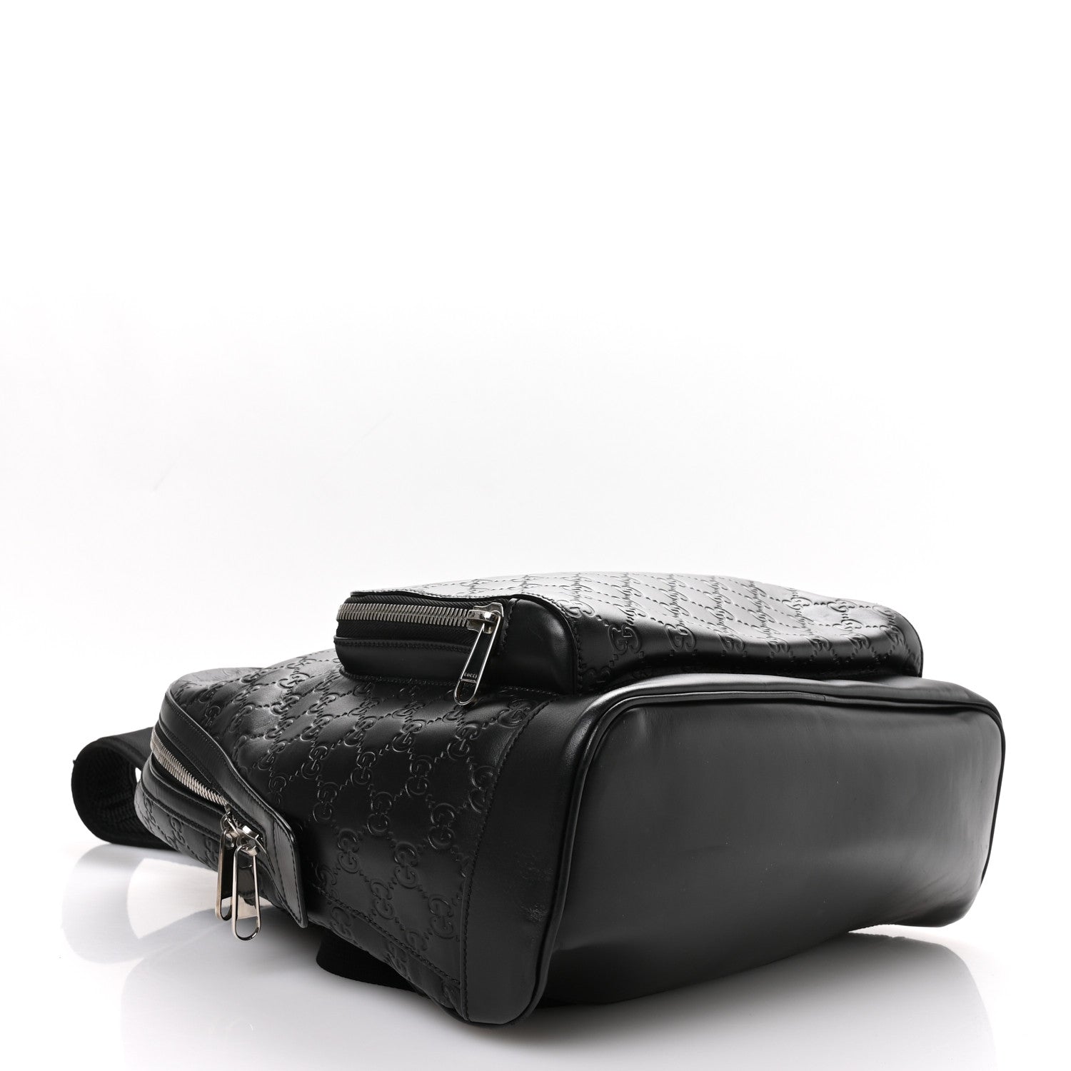 Gucci Guccissima Signature Day Backpack Black 4 of 11
