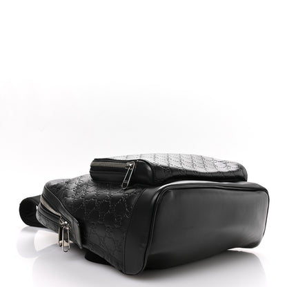 Gucci Guccissima Signature Day Backpack Black 4 of 11