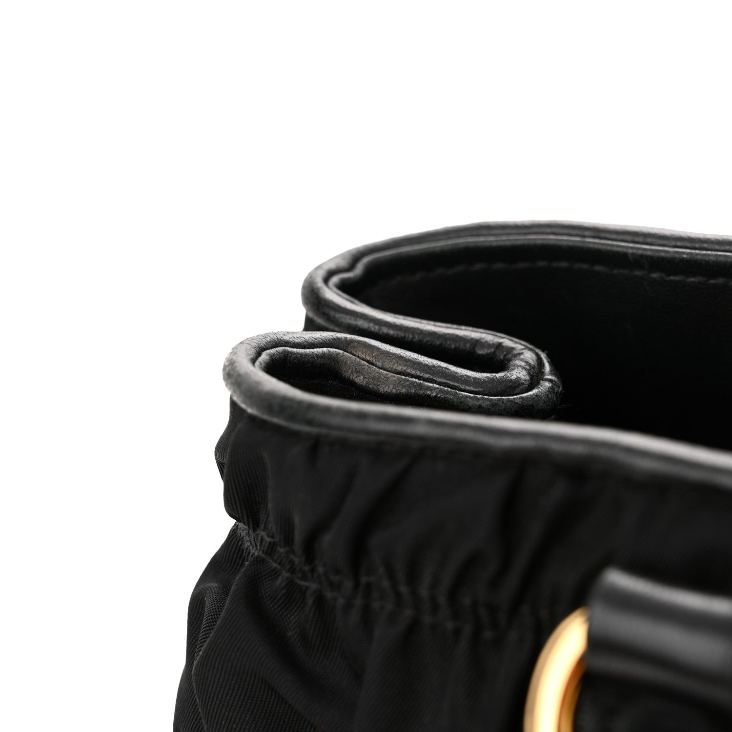 Prada Tessuto Nylon Gaufre Small Tote Black 12 of 13