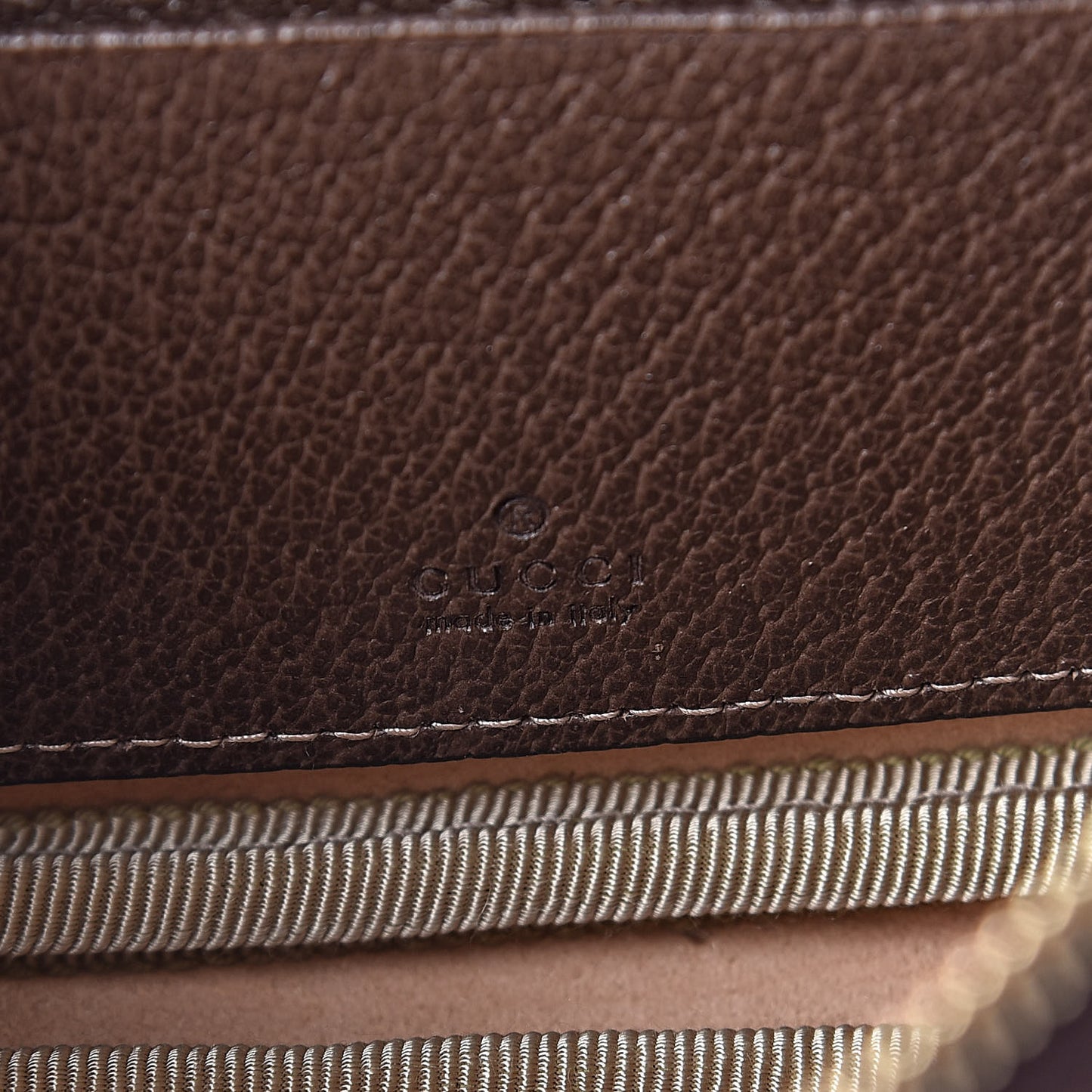 GG Supreme Monogram Ophidia Belted iPhone Case 75 30 Dark Brown