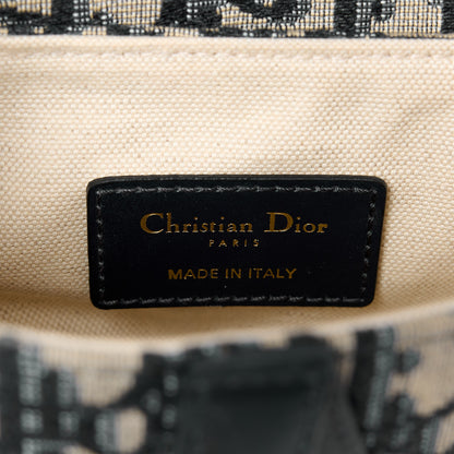 Christian Dior Oblique Mini Saddle Bag Blue 6 of 10
