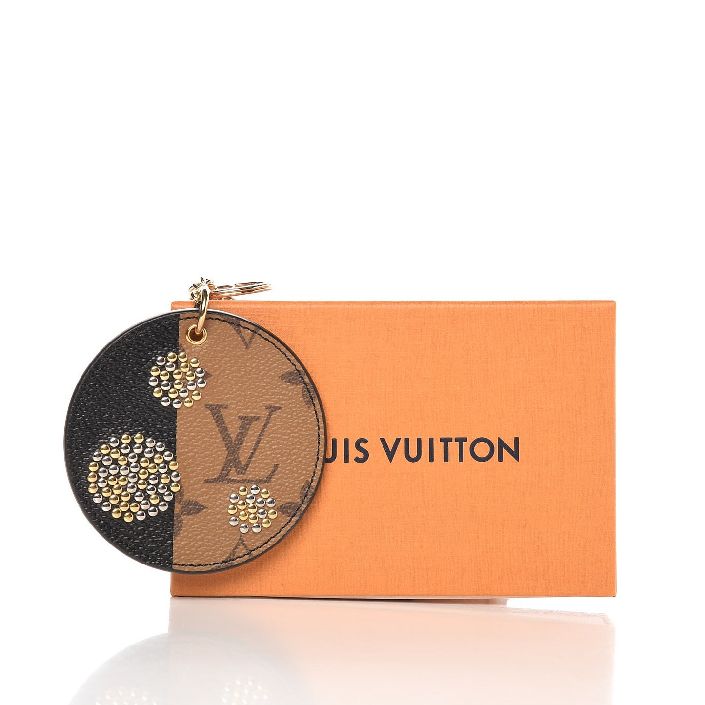 Reverse Monogram Night Lights Bag Charm Key Ring