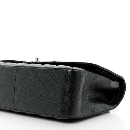 Chanel Caviar Quilted Jumbo Double Flap Black 11 of 11