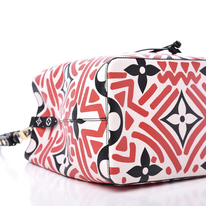 Louis Vuitton Monogram Giant Crafty NeoNoe MM Creme Rouge Black 5 of 8