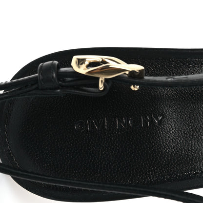 Givenchy Calfskin G Cube 50mm Slingback Pumps 37 Black 9 of 9
