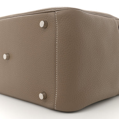 Hermes Taurillon Clemence Lindy 30 Etoupe 10 of 11