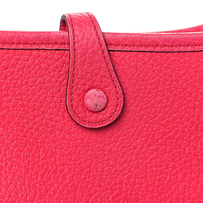 Hermes Taurillon Clemence Evelyne TPM Rose Extreme 10 of 11