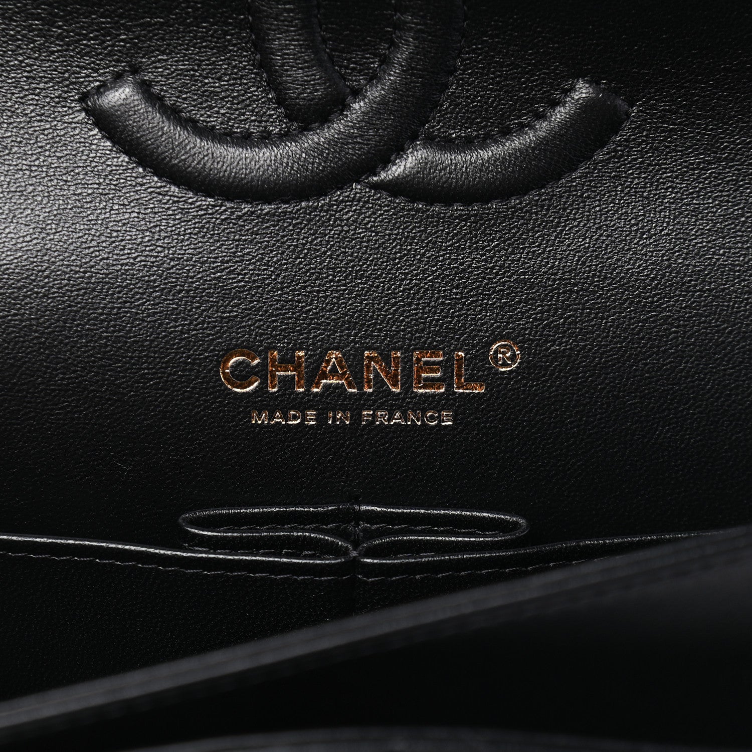 Chanel Lambskin Quilted Medium Double Flap Black 6 of 9
