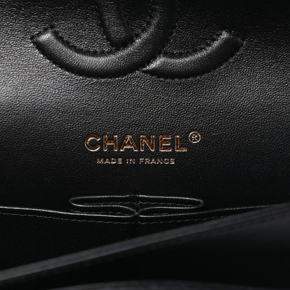 Chanel Lambskin Quilted Medium Double Flap Black 6 of 9