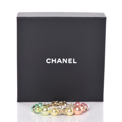 Chanel Pearl Cuba CC Bracelet Gold Multicolor 5 of 5
