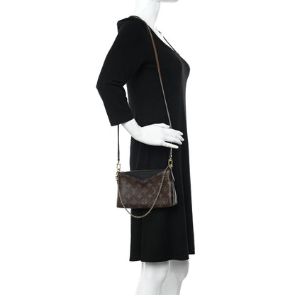 Louis Vuitton Monogram Pallas Clutch Black 2 of 9