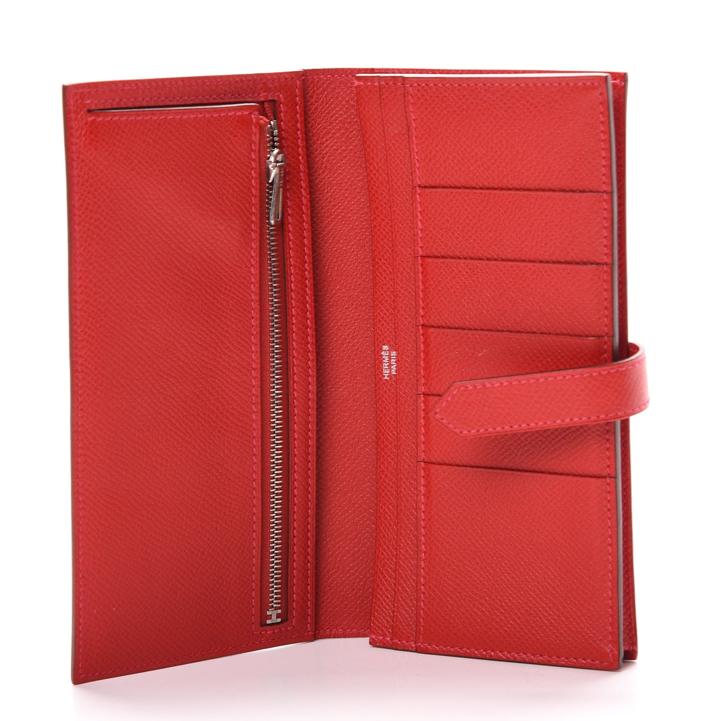 Epsom Bearn Gusset Wallet Rouge Casaque
