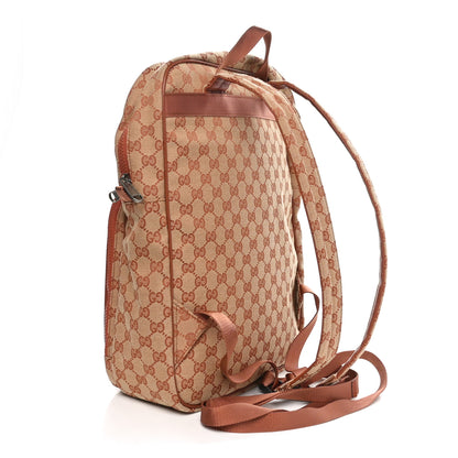 Gucci X MLB GG Monogram NY Yankees Medium Backpack Beige Ruggine Ivory 2 of 11