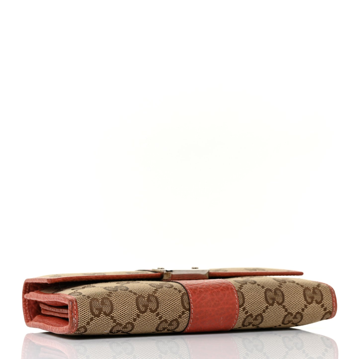 Monogram Continental Flap Wallet Coral