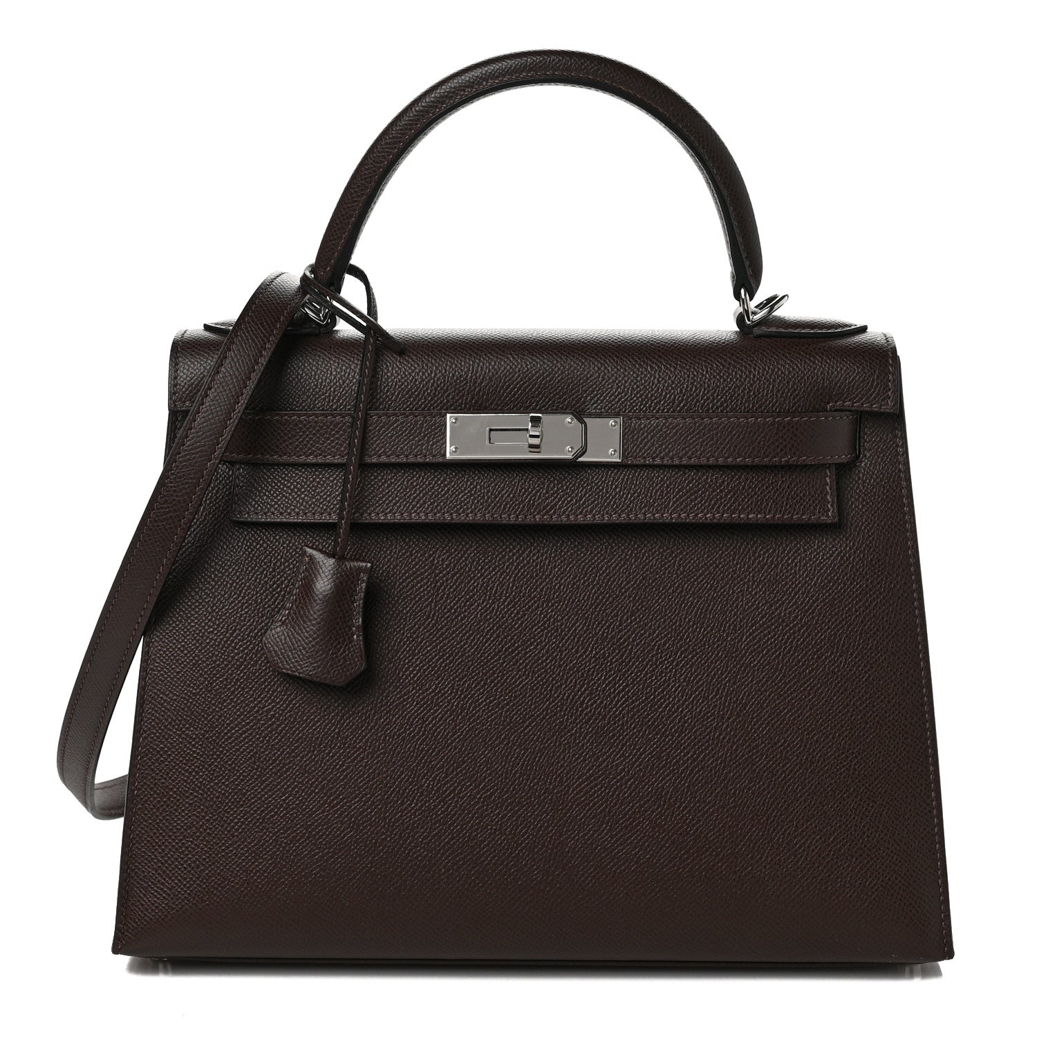 Hermes Epsom Kelly Sellier 28 Chocolate 1 of 6