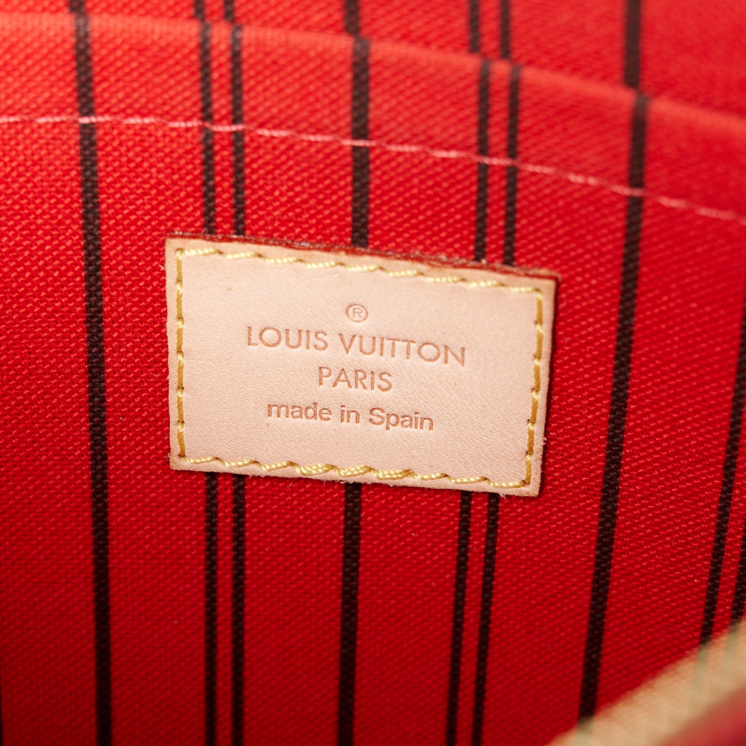 Louis Vuitton Monogram Neverfull MM GM Pochette Cherry 5 of 7