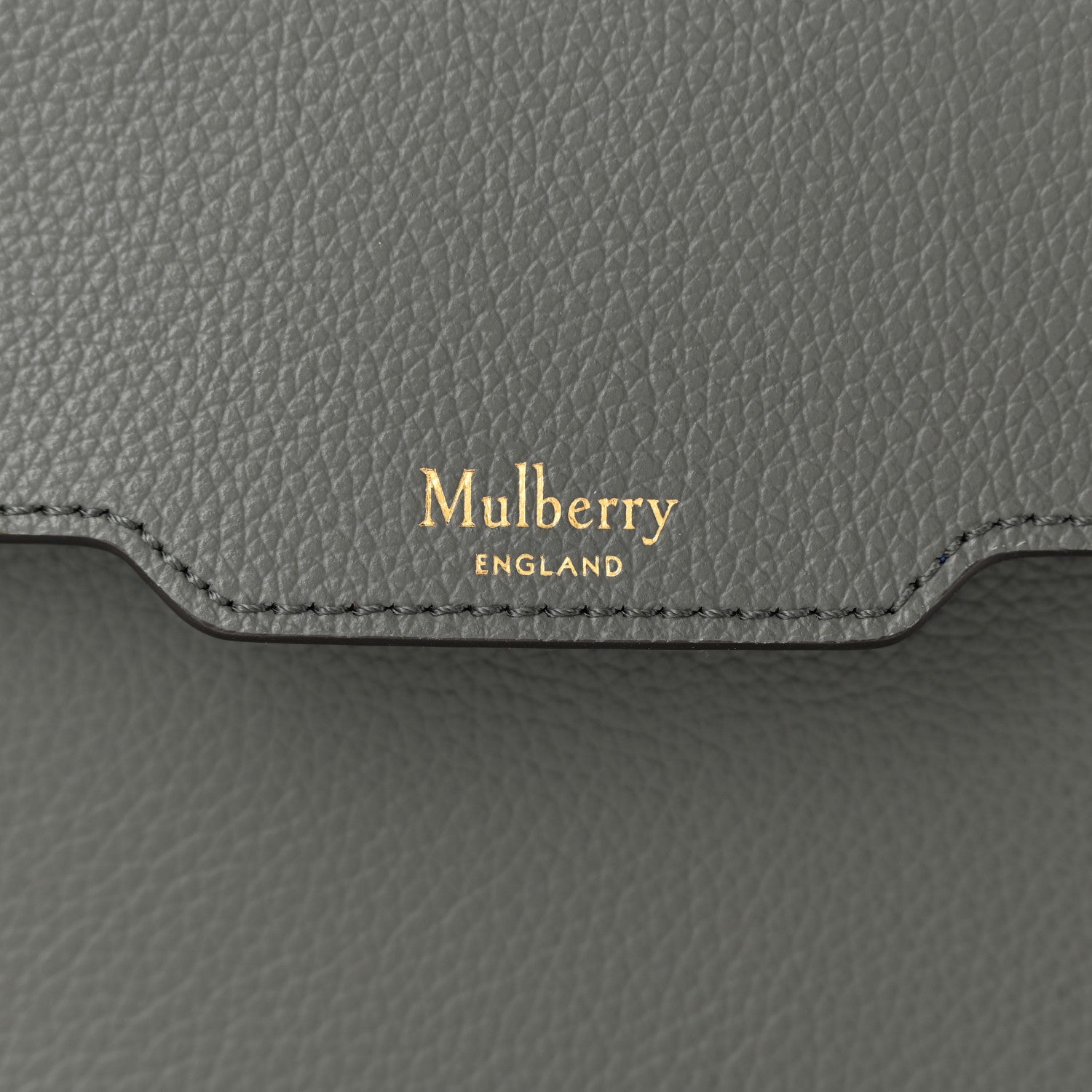Mulberry Small Classic Grain Bayswater Tote Charcoal 6 of 12