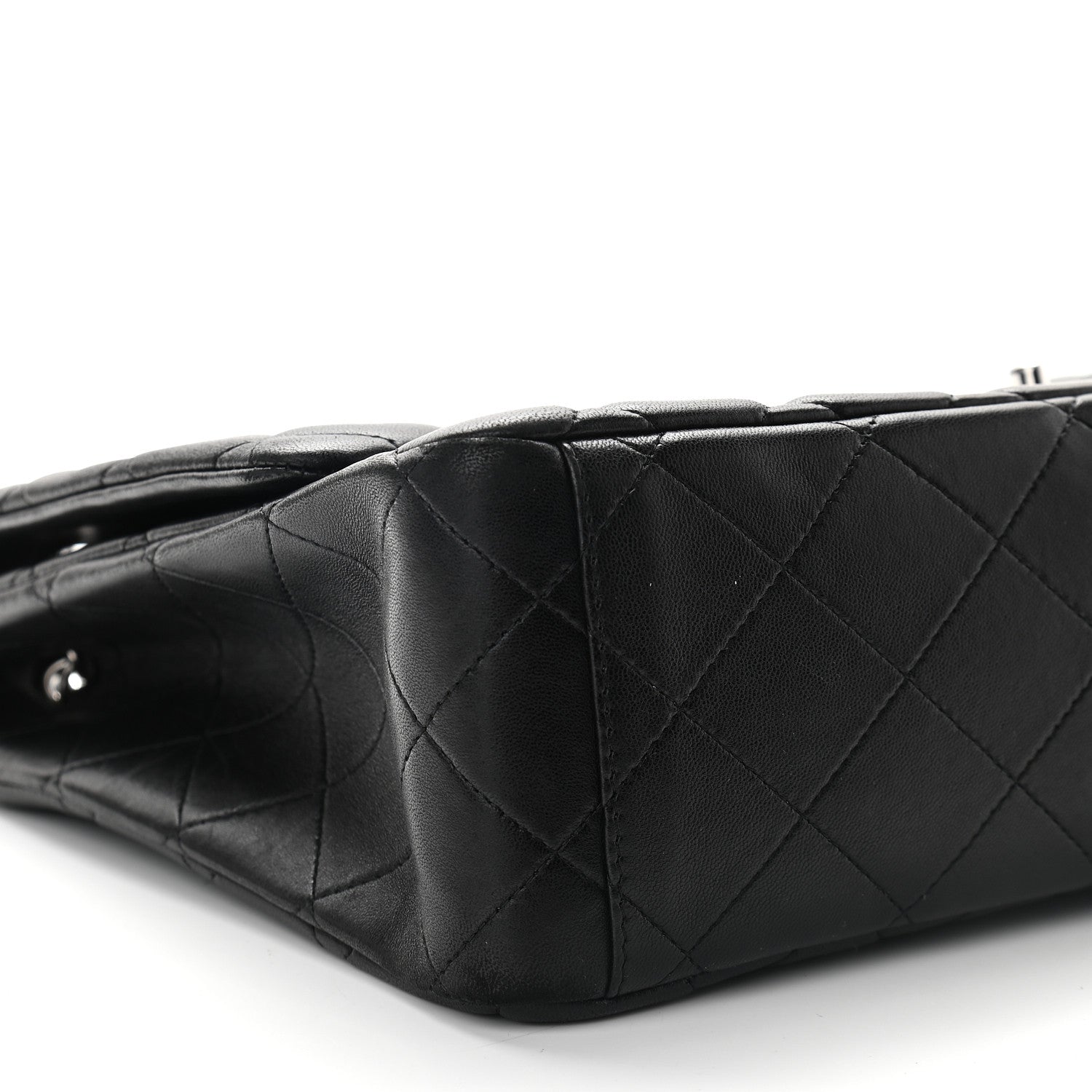 Chanel Lambskin Quilted Maxi Single Flap Black 8 of 9