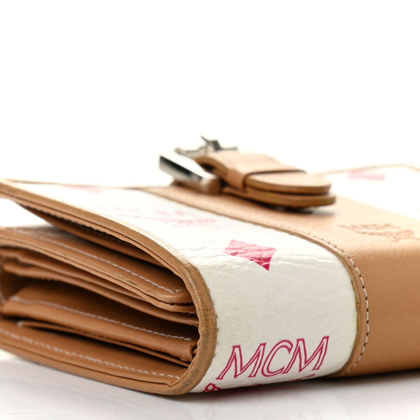 Visetos Trifold Wallet Pink White
