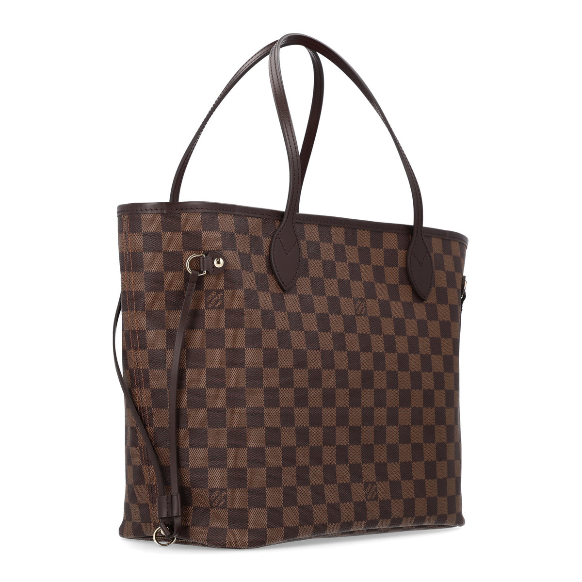 Louis Vuitton Damier Ebene Neo Neverfull MM Rose Ballerine 3 of 9