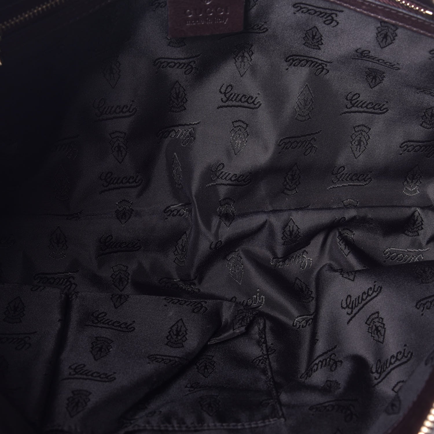 Gucci Patent Hysteria Large Clutch Tortoise Brown 5 of 9
