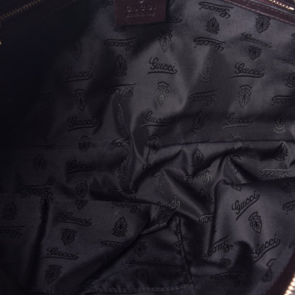 Gucci Patent Hysteria Large Clutch Tortoise Brown 5 of 9