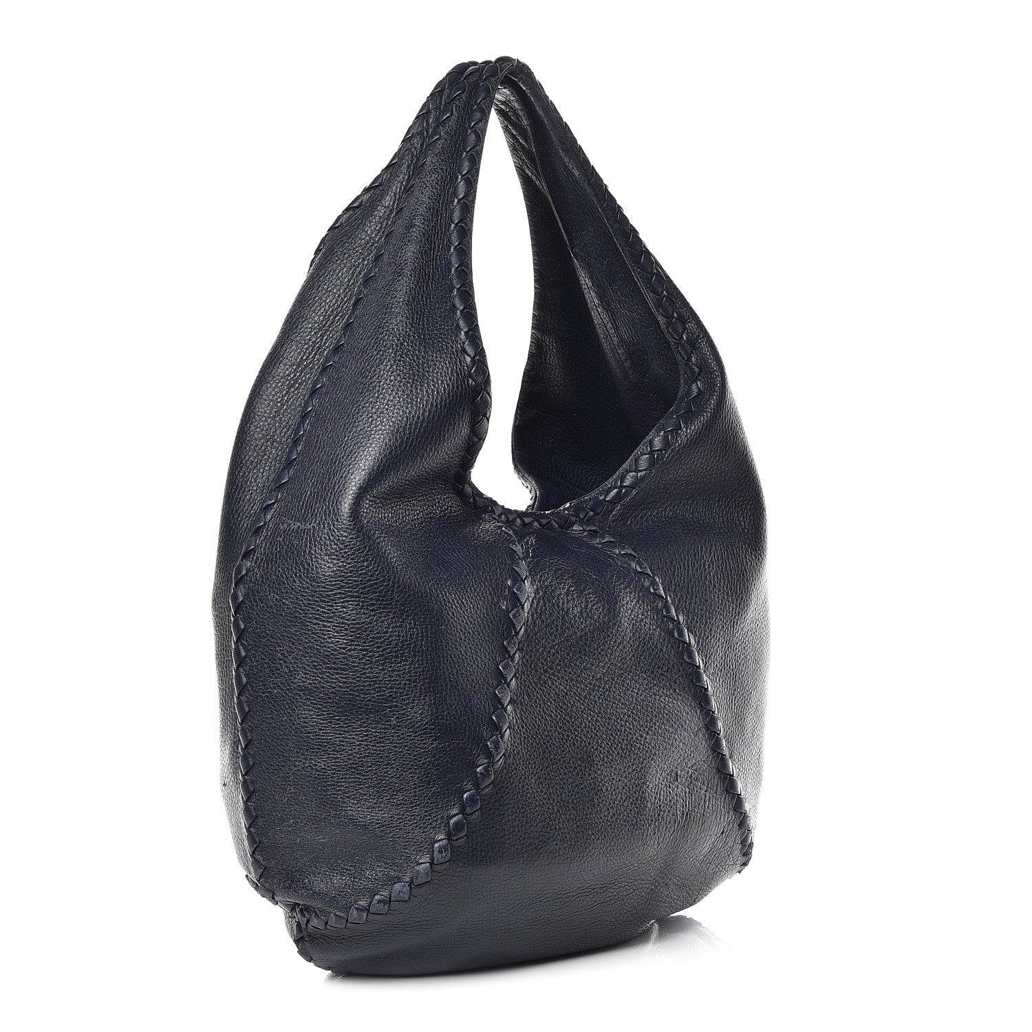 Bottega Veneta Cervo Deerskin Large Hobo China Blue 3 of 20