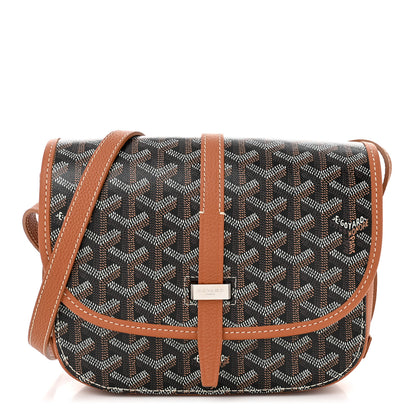 Goyard Goyardine Belvedere II PM Messenger Bag Black Gold 1 of 9