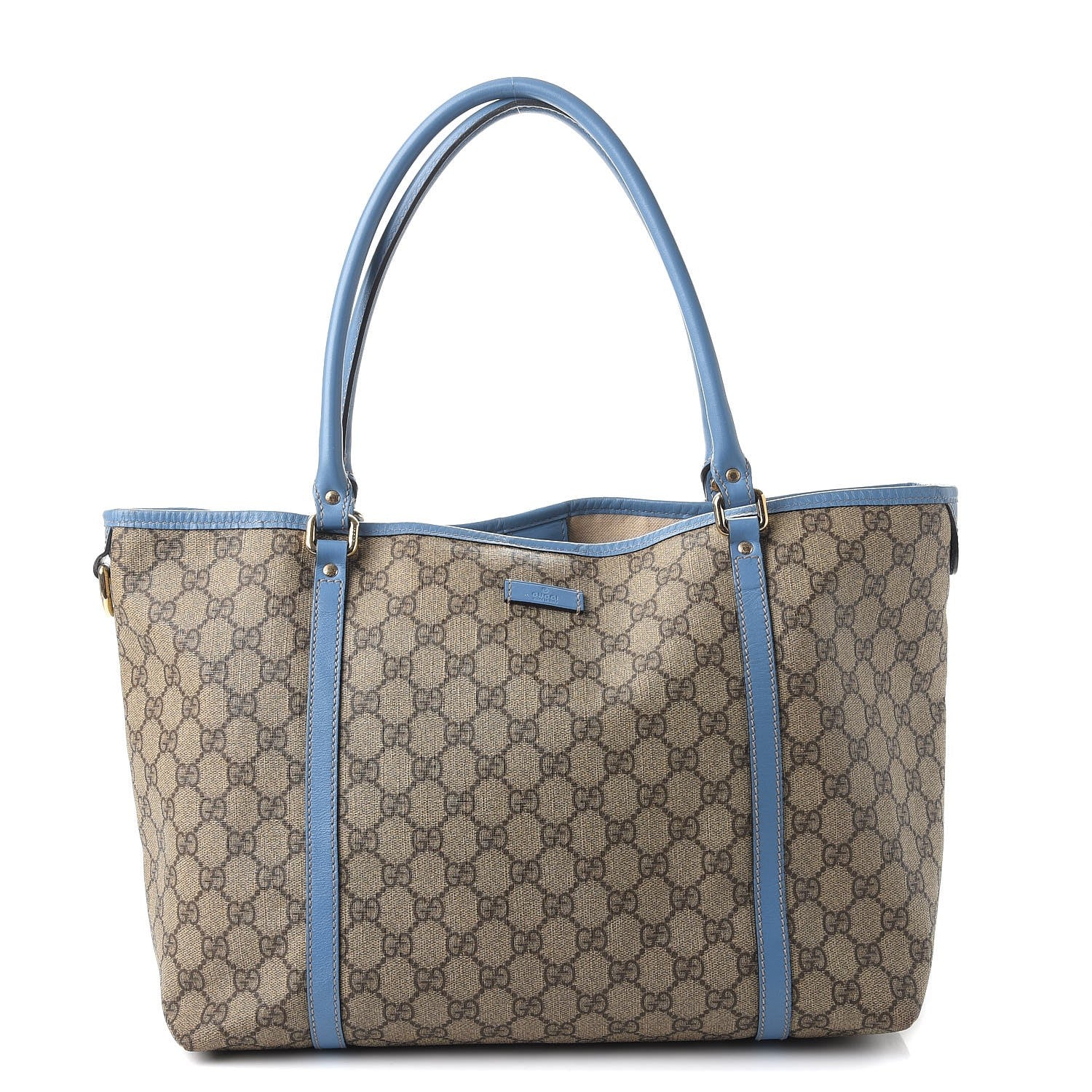 Gucci GG Plus Monogram Medium Joy Tote Light Blue 1 of 21