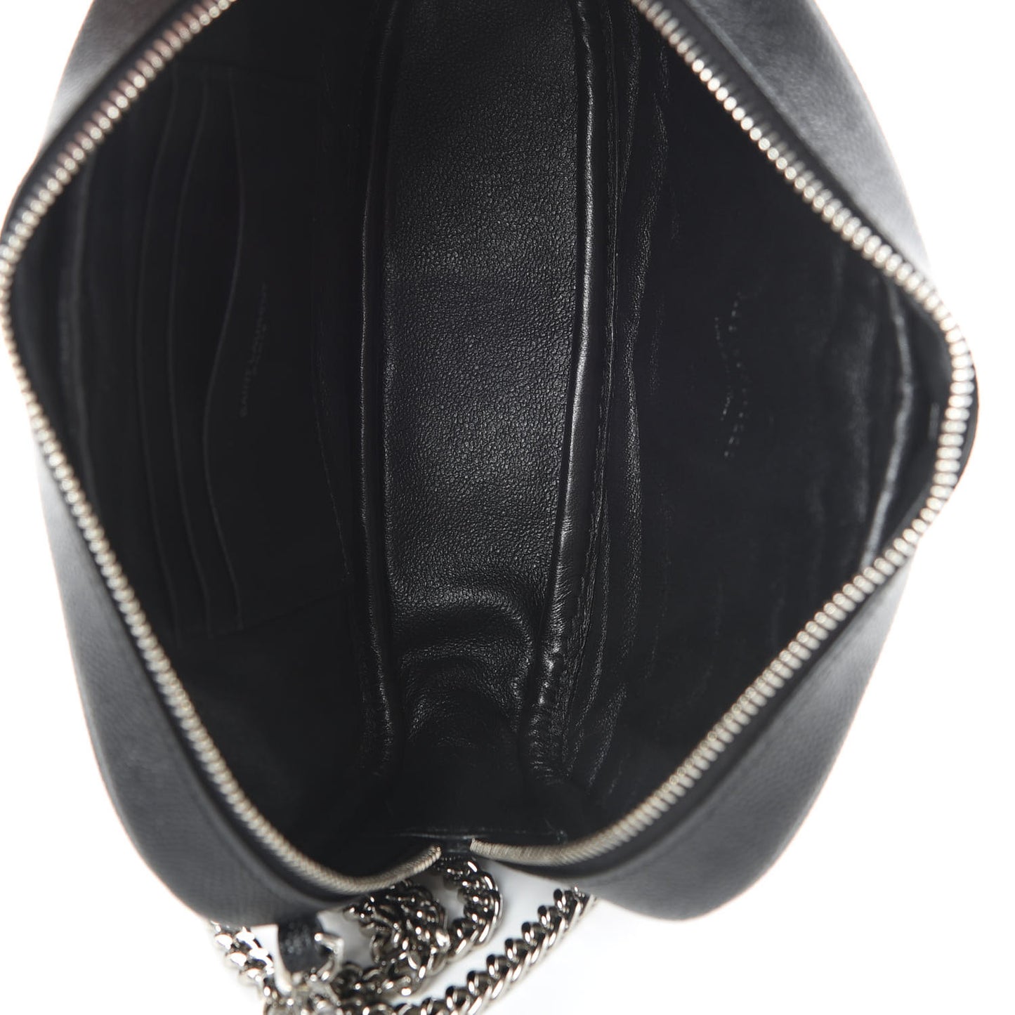 Grain De Poudre Matelasse Monogram Mini Lou Camera Bag Black