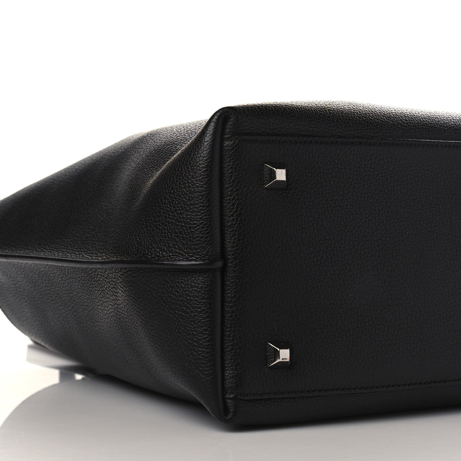 MCM Grained Calfskin Medium Yris Shopper Tote Black 8 of 9