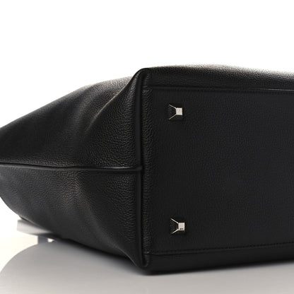MCM Grained Calfskin Medium Yris Shopper Tote Black 8 of 9