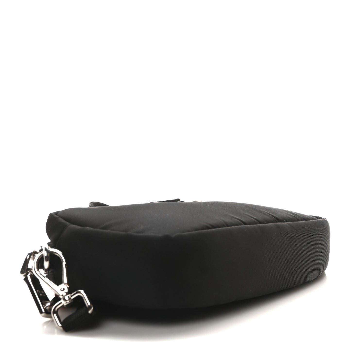 Tessuto Soft Nylon Small Convertible Crossbody Wristlet Black Fuoco
