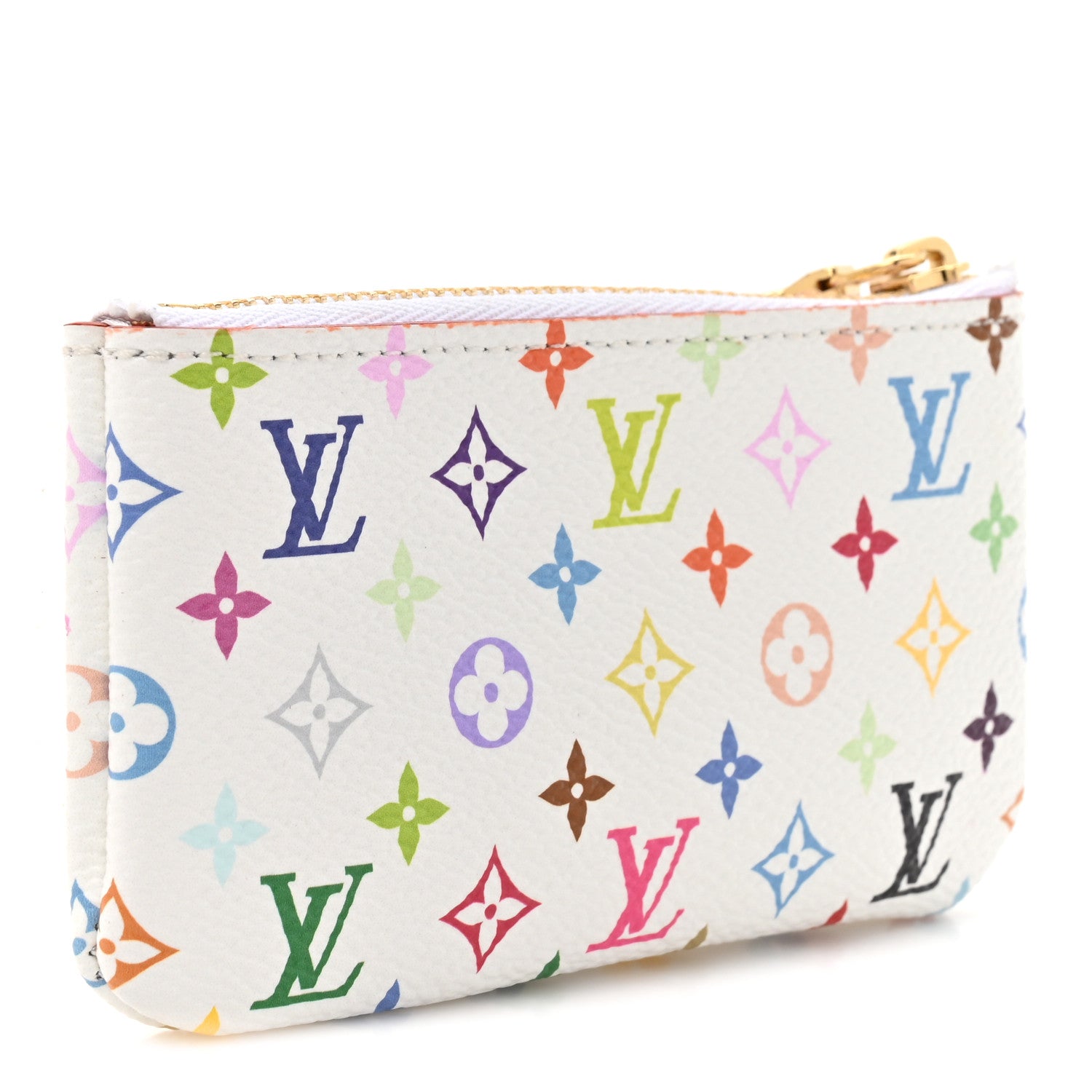 Louis Vuitton LV X TM Monogram Multicolor Key Pouch White 3 of 7