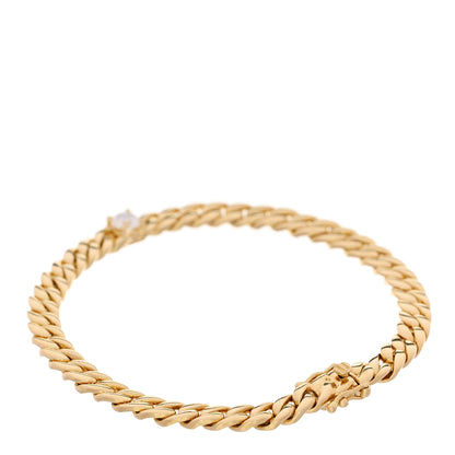 Anita Ko 18K Yellow Gold Diamond Round Center Chain Bracelet 2 of 3