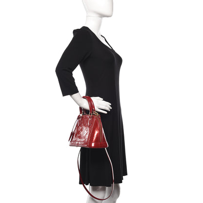 Louis Vuitton Vernis Alma BB Pomme D'Amour 3 of 17