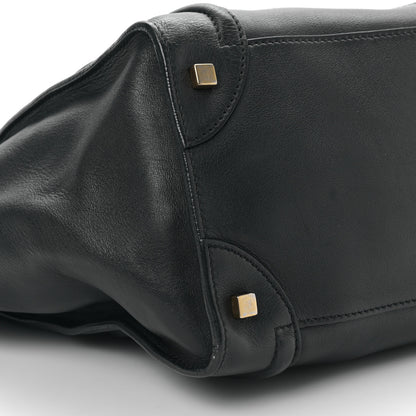 Celine Smooth Calfskin Mini Luggage Black 8 of 9