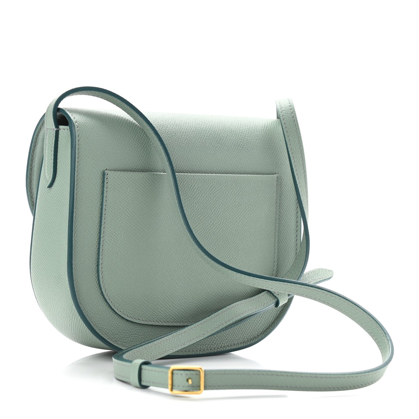 Baby Grained Calfskin Small Trotteur Jade