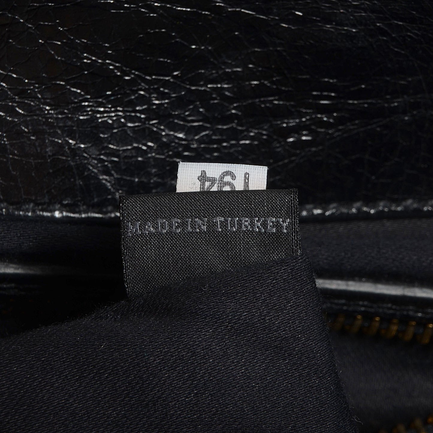 Lux Leather Small Matelasse Coffer Nero Black
