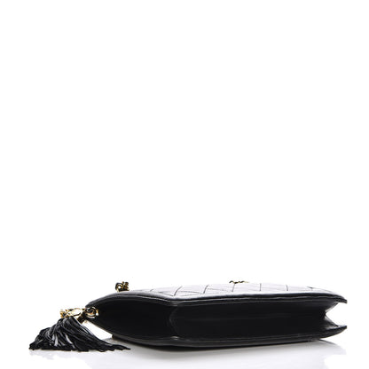 Chanel Lambskin Quilted Tassel Bag Black 4 of 9