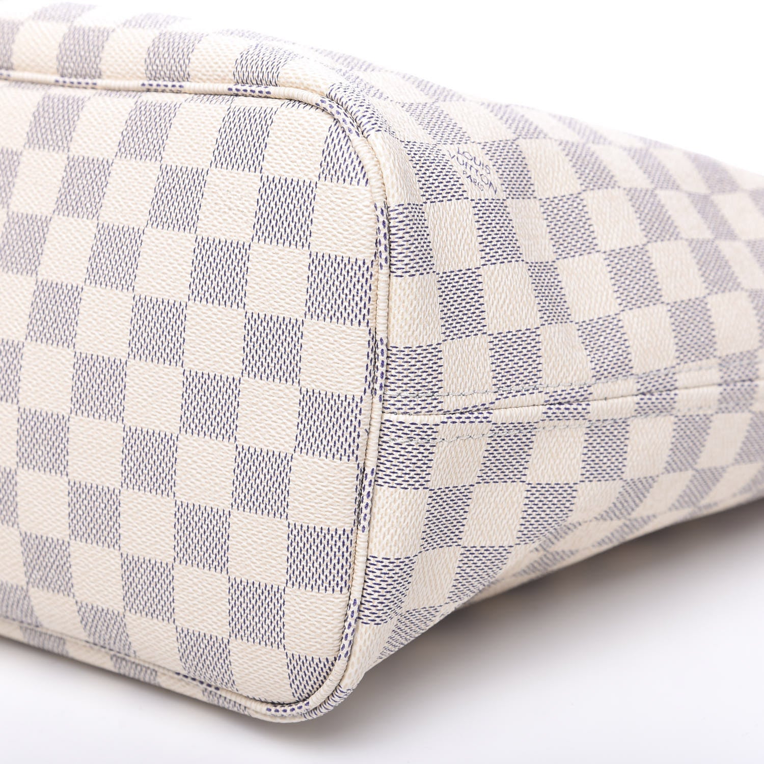 Louis Vuitton Damier Azur Neo Neverfull MM Rose Ballerine 9 of 10