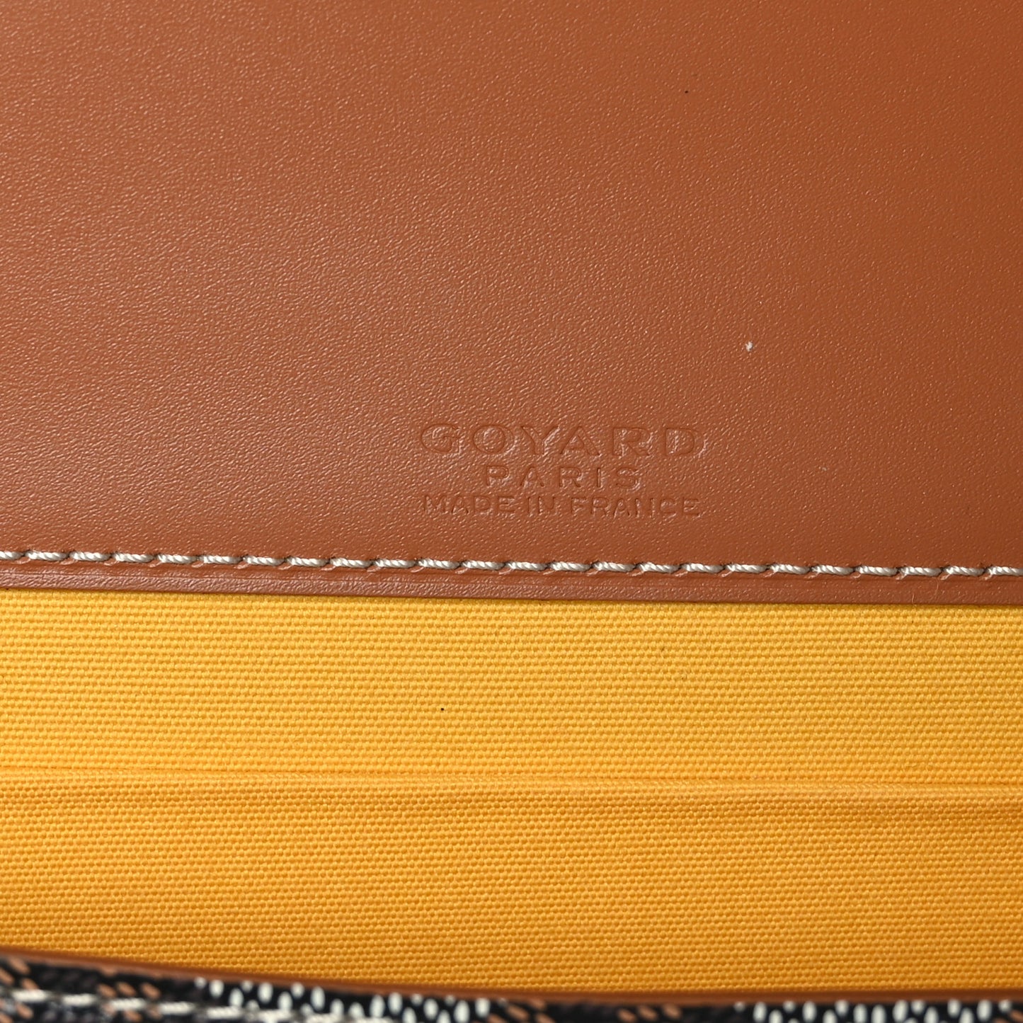 Goyardine Monte Carlo Bois Clutch With Strap Black Gold