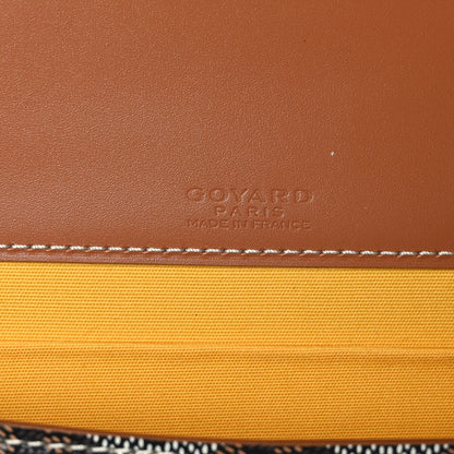 Goyard Goyardine Monte Carlo Bois Clutch With Strap Black Gold 6 of 8
