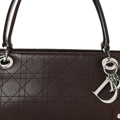 Christian Dior Cannage Stitched East West Lady Dior Brown 8 of 12