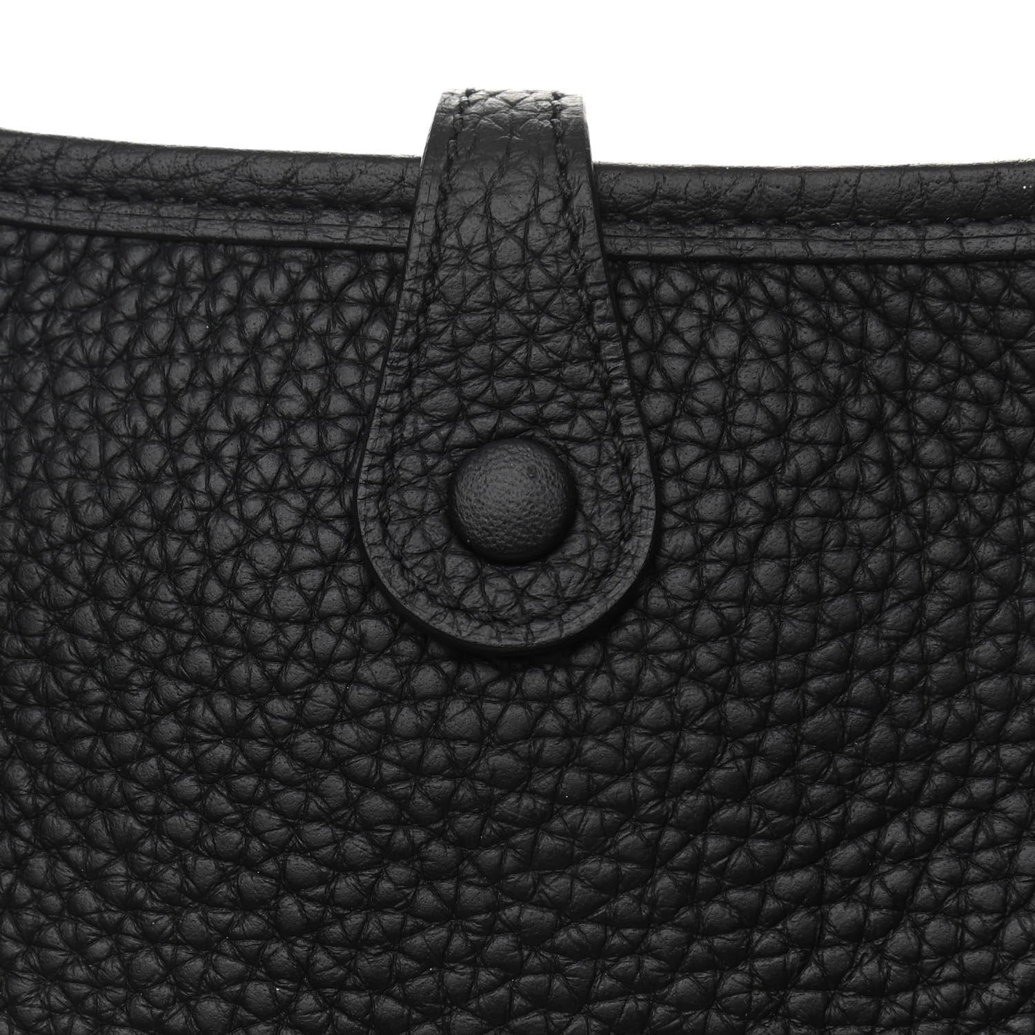 Hermes Taurillon Clemence Evelyne TPM Black 12 of 13